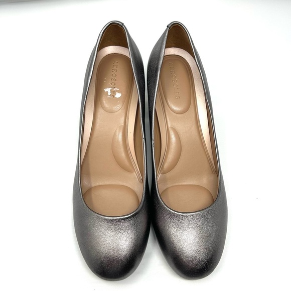 NEW Aereosoles Eye Candy leather Upper mid heel pump size 11M comfortable - Picture 8 of 11